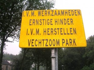 Re-exposure of Hinder_werkzaamheden_Vechtzoompark